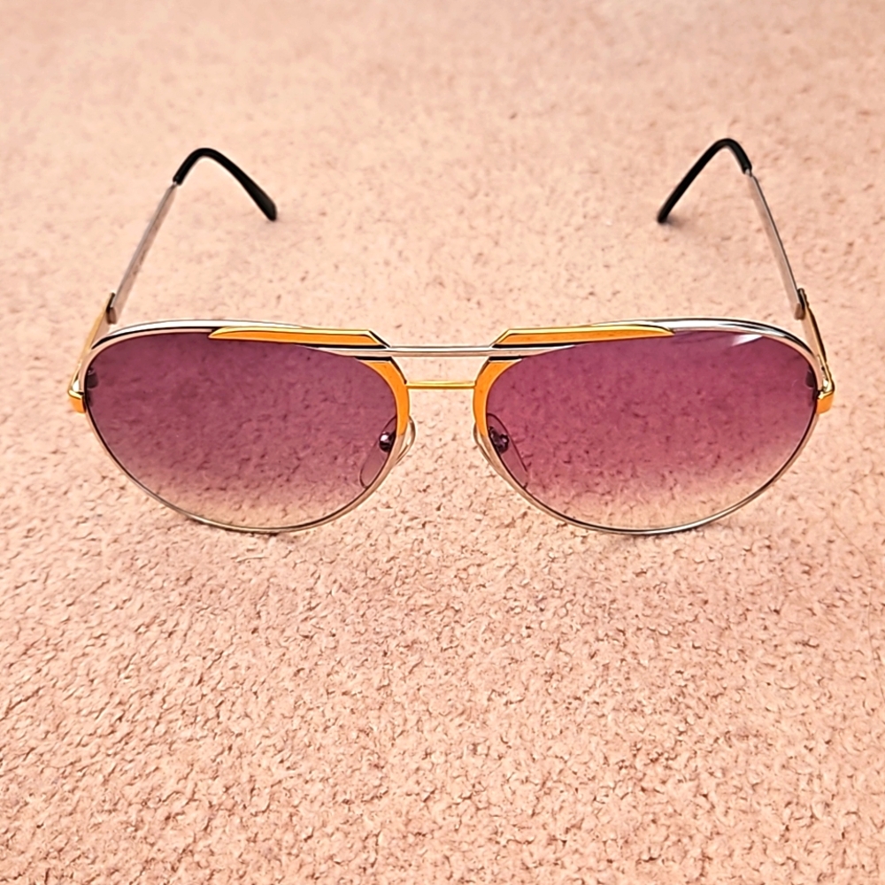 Men's Ted Lapidus Aviator Purple tint Sunglasses